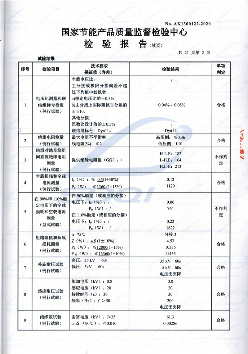 高低压试验报告-S11-1250乌达乌达乌达油浸式变压器-2.jpg